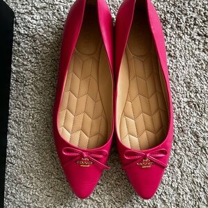 Coach Annabel leather ballet flat sz 9.5